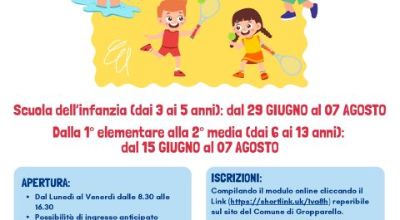 Volantino centro estivo 2026